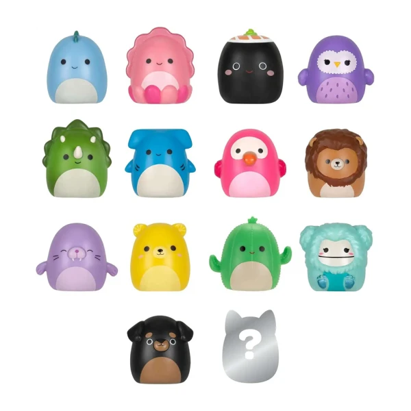 SQUISH-A-LONGS SQUISHMALLOWS SET OF 14 pcs W3 FIGURES & ACCESSORIES