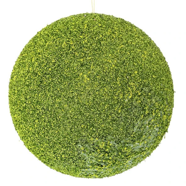 LIGHT GREEN GLITTER FOAM BALL 25cm