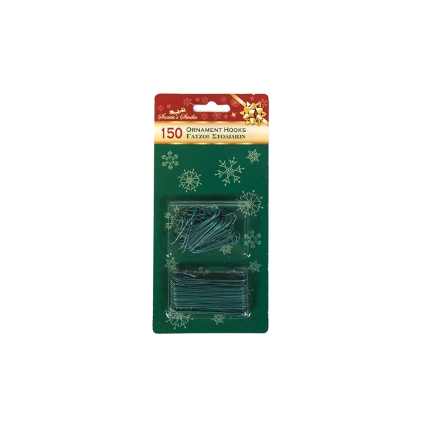 CHRISTMAS HOOKS FOR ORNAMENTS AND BALLS 150 pcs
