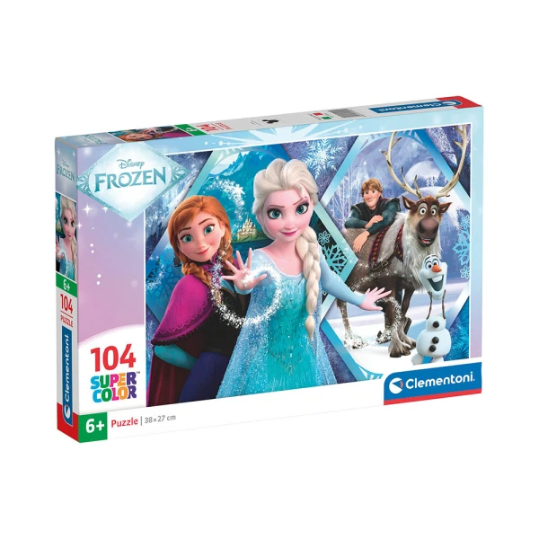 CLEMENTONI PUZZLE SUPER COLOR FROZEN 104 pcs