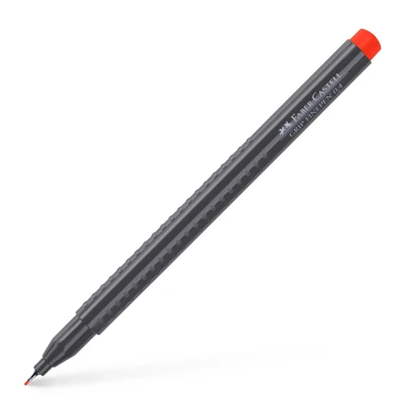 FABER-CASTELL ΜΑΡΚΑΔΟΡΑΚΙ GRIP FINEPEN 0.4mm ΚΟΚΚΙΝΟ ΠΟΡΤΟΚΑΛΙ