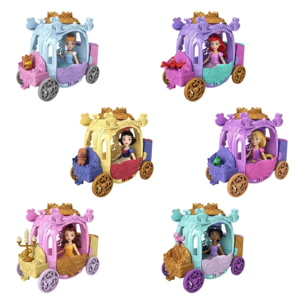 DISNEY PRINCESS ΑΜΑΞΑ ΜΕ ΜΙΝΙ ΚΟΥΚΛΑ ΕΚΠΛΗΞΗ