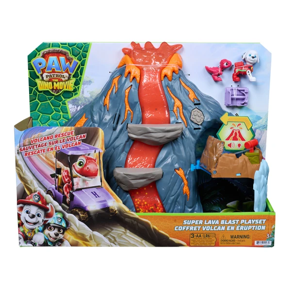 PAW PATROL DINO MOVIE ΣΕΤ ΠΑΙΧΝΙΔΟΥ ΗΦΑΙΣΤΕΙΟ SUPER LAVA BLAST
