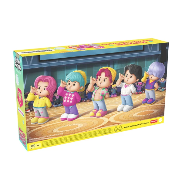 FISHER PRICE LITTLE PEOPLE SET WITH COLLECTIBLE FIGURES K-POP DEMON HUNTERS SAJA BOYS