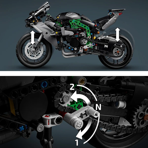 LEGO® TECHNIC ΜΟΤΟΣΙΚΛΕΤΑ KAWASAKI NINJA H2R