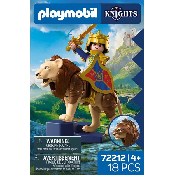 PLAYMOBIL KNIGHTS ΧΡΥΣΟΣ ΙΠΠΟΤΗΣ ΜΕ ΛΙΟΝΤΑΡΙ