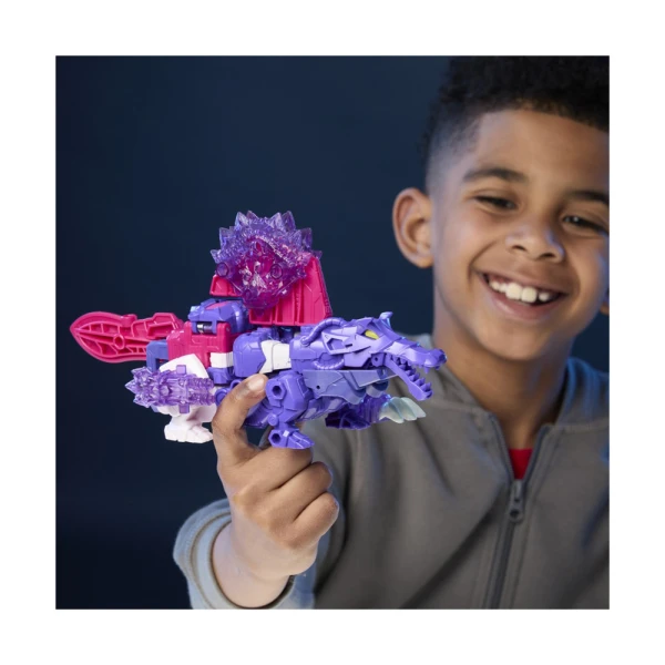 TRANSFORMERS ΦΙΓΟΥΡΑ CYBERWORLD ULTIMATE SHOCKWAVE DINO