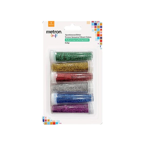 METRON CRAFT GLITTER IN VIBRANT COLOURS