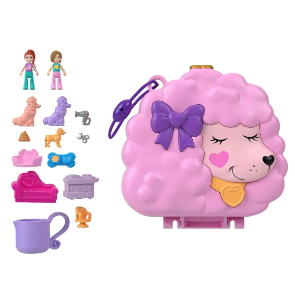 POLLY POCKET Ο ΚΟΣΜΟΣ ΤΗΣ POLLY - ΣΕΤΑΚΙ POODLES GROOMING