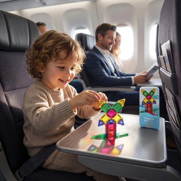 HAPPIHOBBI ΜΑΓΝΗΤΙΚΑ ΤΟΥΒΛΑΚΙΑ TRAVEL SET 24 ΤΕΜΑΧΙΑ ΓΙΑ 3+ ΧΡΟΝΩΝ