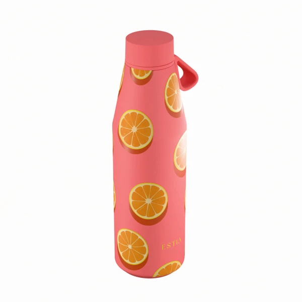 ESTIA HOME ART ΘΕΡΜΟΣ FLOW SAVE THE AEGEAN 500ml ORANGE POP