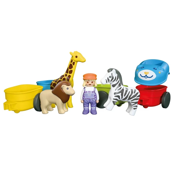 PLAYMOBIL JUNIOR ΤΡΕΝΟ ΜΕ ΖΩΑΚΙΑ