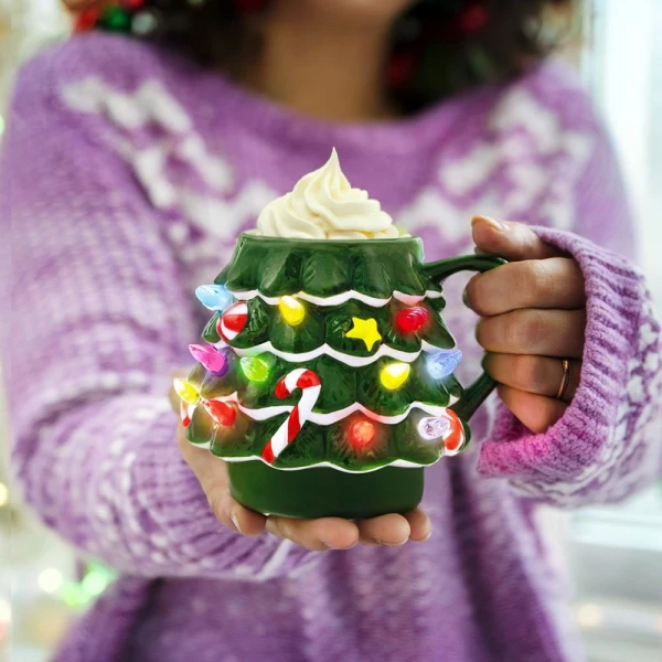 MIKAMAX LIGHT-UP LED CHRISTMAS MUG 200ml