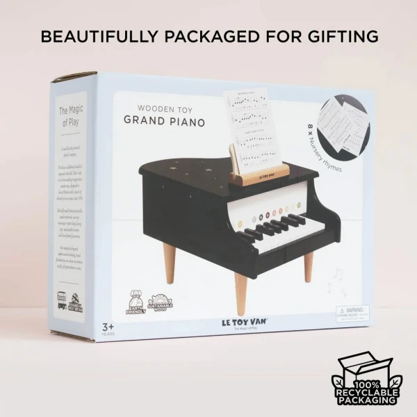 LE TOY VAN ΞΥΛΙΝΟ ΠΑΙΧΝΙΔΙ GRAND PIANO