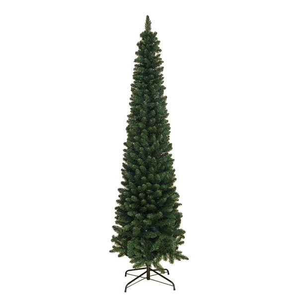 CHRISTMAS TREE UTAH SLIM PVC GREEN 240 cm