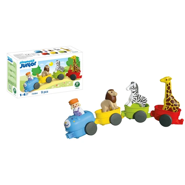 PLAYMOBIL JUNIOR ΤΡΕΝΟ ΜΕ ΖΩΑΚΙΑ