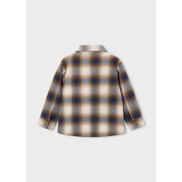 MAYORAL JACKET CHECK BLUE DARK