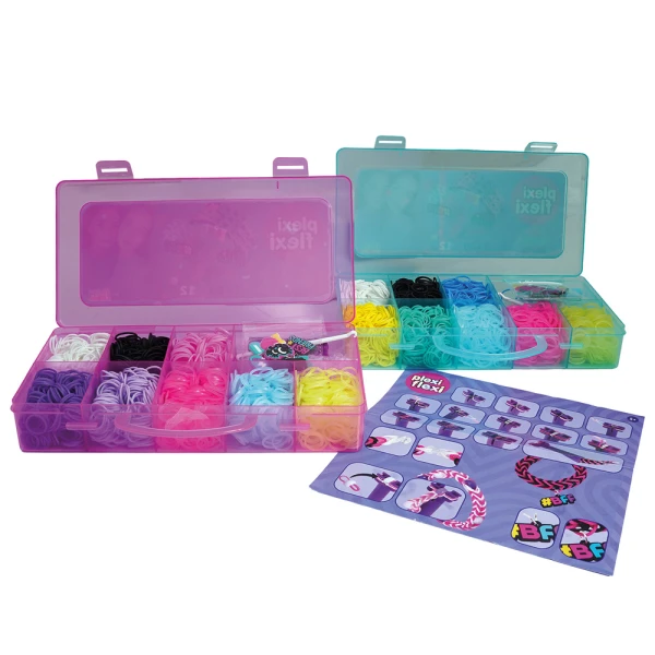 PLEXI-FLEXI BFF ΘΗΚΗ 2400 ΛΑΣΤΙΧΑΚΙΑ & 12 ΑΞΕΣΟΥΑΡ - 2 ΧΡΩΜΑΤΑ