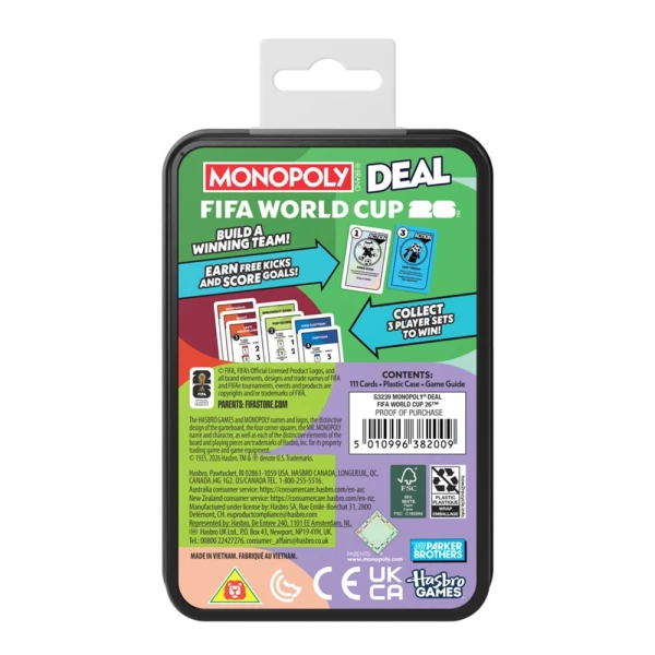 ΕΠΙΤΡΑΠΕΖΙΟ ΚΑΡΤΩΝ MONOPOLY DEAL FIFA