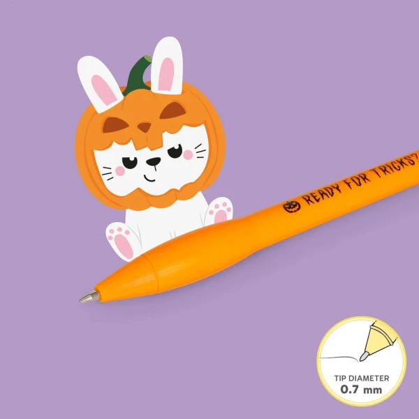 LEGAMI WRITING IS MAGIC LIGHT-UP GEL PEN BUNNY PUMPKIN 0.7mm