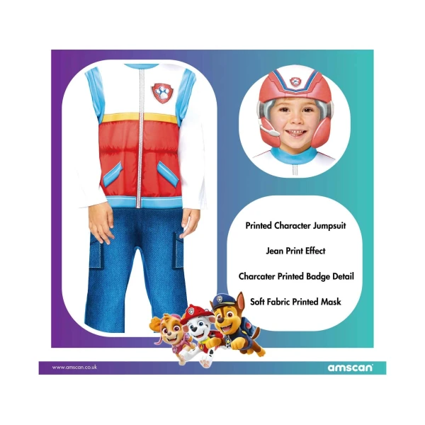 ΑΠΟΚΡΙΑΤΙΚΗ ΣΤΟΛΗ PAW PATROL RYDER No 3-4 M9909119/No 4-6 M9909120