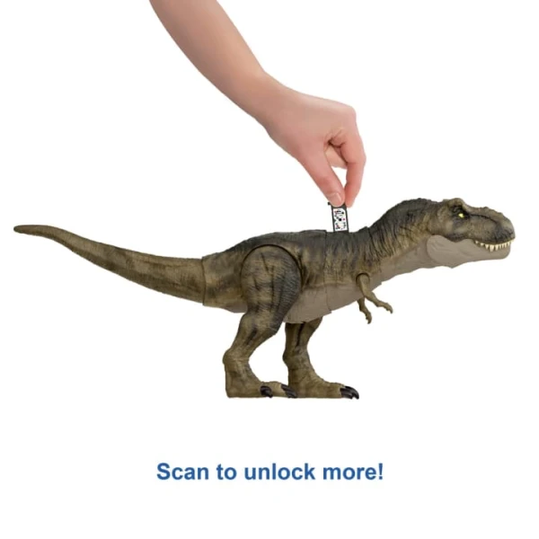 JURASSIC WORLD ΝΕΟΣ T-REX ΠΟΥ ΧΤΥΠΑ ΚΑΙ ΚΑΤΑΒΡΟΧΘΙΖΕΙ (ΧΩΡΙΣ ΣΥΣΚΕΥΑΣΙΑ)