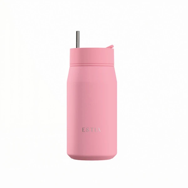 ESTIA HOME ART ΘΕΡΜΟΣ LENS SAVE THE AEGEAN 360ml ROSE