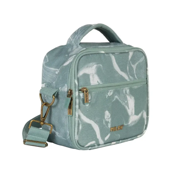 MILAN ISOTHERMAL LUNCH BAG WITH 3 LUNCH BOXES LAVA SERIES GREEN