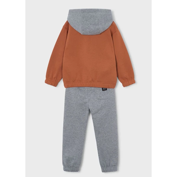MAYORAL TRACKSUIT FLEECE MOTO TERRACOTTA 