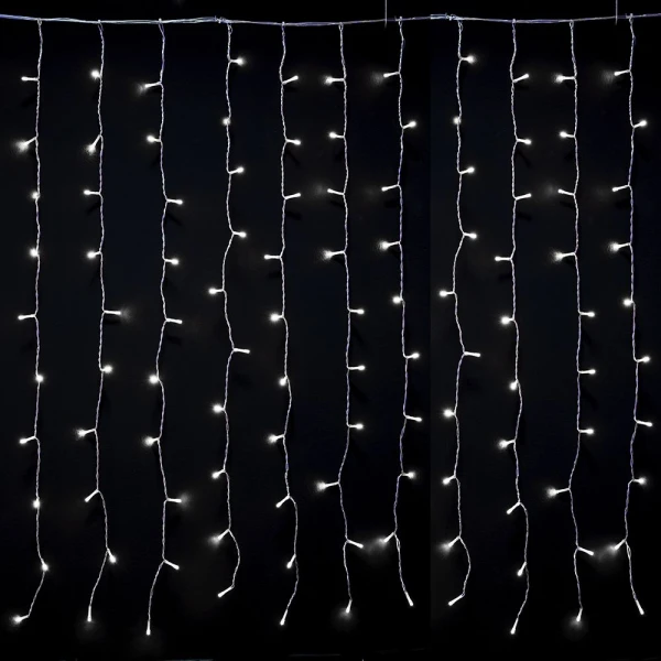 ΦΩΤΑΚΙΑ 144 LED ΚΟΥΡΤΙΝΑ ΔΙΑΦΑΝΟ ΛΕΥΚΟ ΕΠΕΚΤΕΙΝΟΜΕΝΗ 1.20Χ1.20 ΜΕΤΡΑ ΕΣΩΤΕΡΙΚΟΥ KAI ΕΞΩΤΕΡΙΚΟΥ ΧΩΡΟΥ