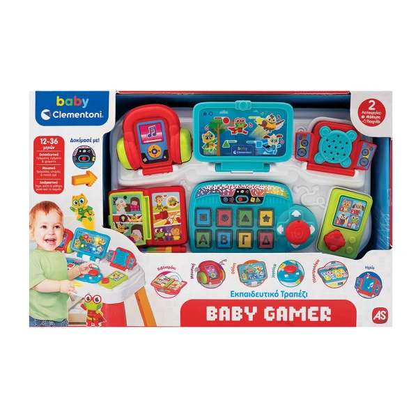 BABY CLEMENTONI TODDLER TOY - EDUCATIONAL GAMING CONSOLE