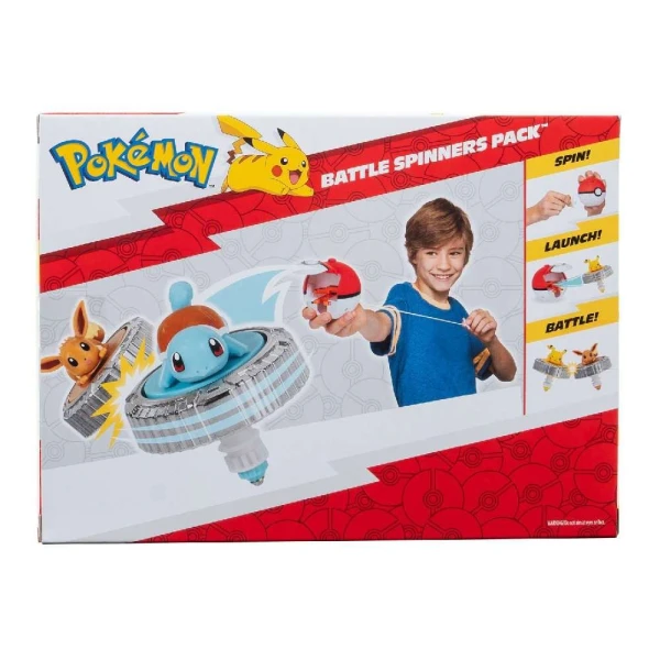 POKEMON BATTLE SPINNER ΜΕ ΦΙΓΟΥΡΑ SQUIRTLE