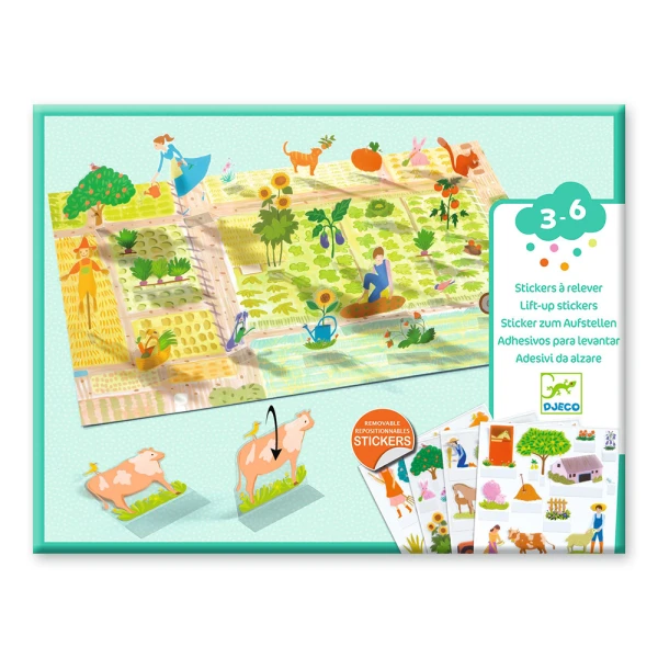 DJECO I CREATE 3D IMAGES WITH STICKERS – VEHICLES