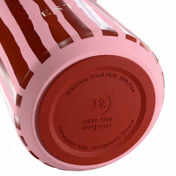 ESTIA HOME ART ΘΕΡΜΟΣ PULSE SAVE THE AEGEAN 500ml VIVA STRIPE