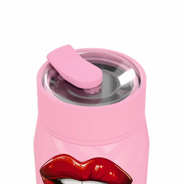ESTIA HOME ART ΘΕΡΜΟΣ LENS SAVE THE AEGEAN 360ml BLUSH POP