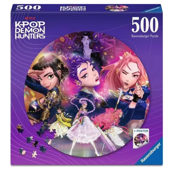 RAVENSBURGER ΠΑΖΛ 500 τεμ. K-POP DEMON HUNTERS