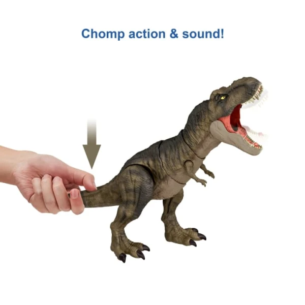 JURASSIC WORLD ΝΕΟΣ T-REX ΠΟΥ ΧΤΥΠΑ ΚΑΙ ΚΑΤΑΒΡΟΧΘΙΖΕΙ (ΧΩΡΙΣ ΣΥΣΚΕΥΑΣΙΑ)