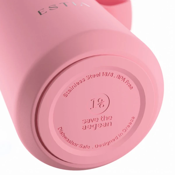 ESTIA HOME ART ΘΕΡΜΟΣ PULSE SAVE THE AEGEAN 360ml ROSE