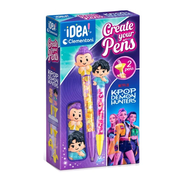 SCIENCE AND PLAY K-POP DEMON HUNTERS PEN STUDIO - 3 DESIGNS