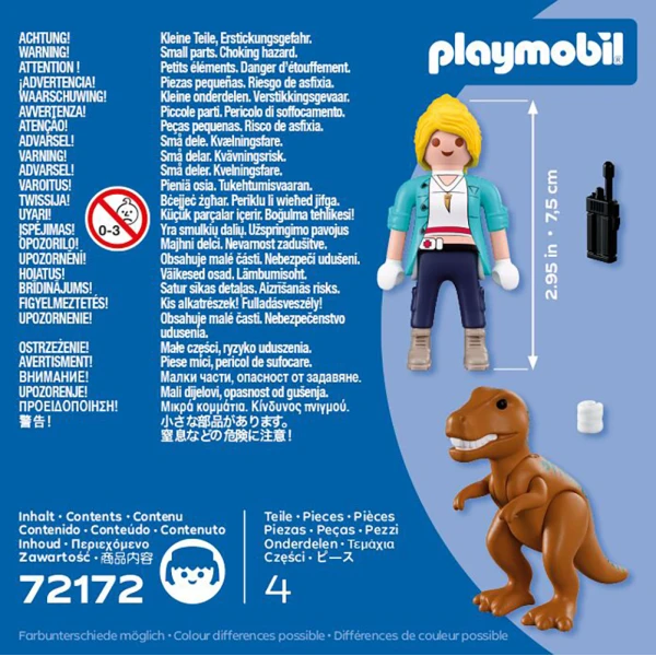 PLAYMOBIL DUO PACK ΕΞΕΡΕΥΝΗΤΡΙΑ ΚΑΙ T-REX