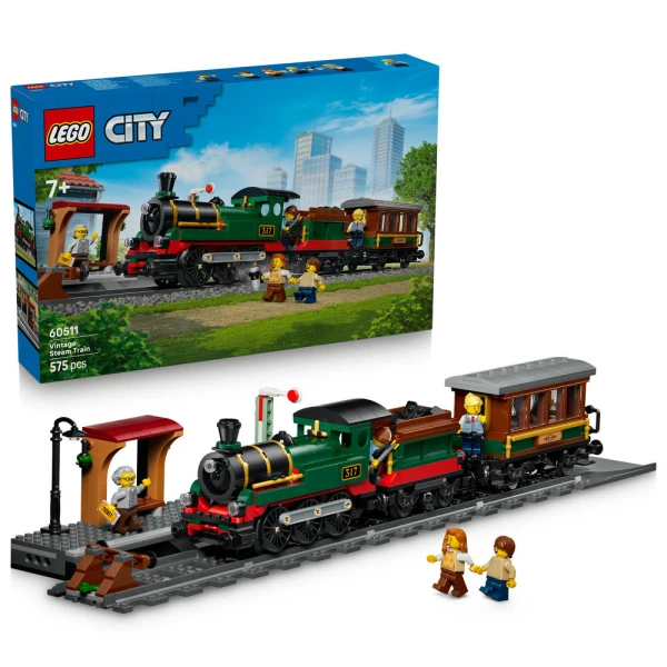 LEGO® CITY TRAINS ΡΕΤΡΟ ΑΤΜΟΚΙΝΗΤΟ ΤΡΕΝΟ