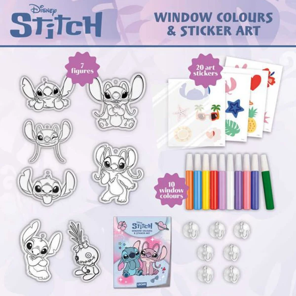 LISCIANI ΖΩΓΡΑΦΙΚΗ WINDOW COLOURS ΚΑΙ STICKER ART STITCH & ANGEL
