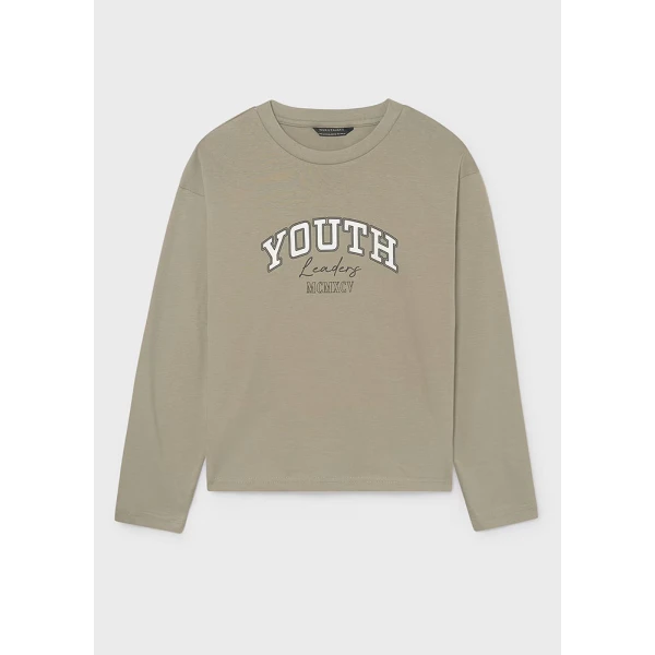 MAYORAL T-SHIRT ΜΑΚΡΥΜΑΝΙΚΟ BASIC ΜΠΕΖ