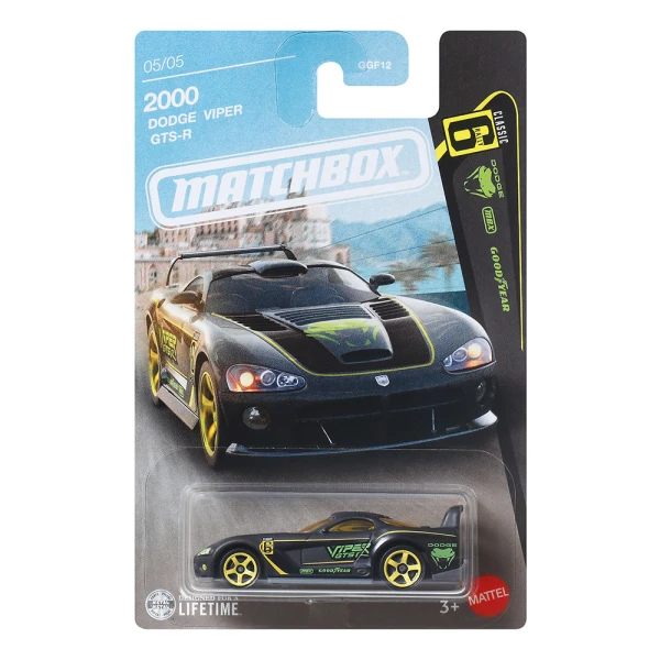 MATCHBOX CAR 2000 DODGE VIPER GTS-R