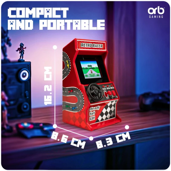 THUMBS UP - ORB ΜΙΝΙ ΦΟΡΗΤΗ ΡΕΤΡΟ ΚΟΝΣΟΛΑ ARCADE ΑΓΩΝΩΝ ΤΑΧΥΤΗΤΑΣ