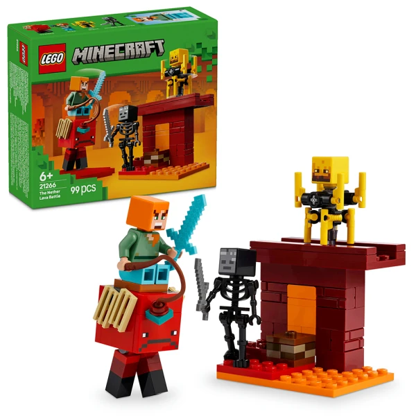 LEGO® MINECRAFT® THE NETHER LAVA BATTLE