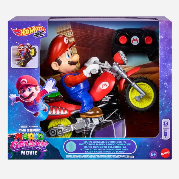 HOT WHEELS SUPER MARIO GALAXY – REMOTE CONTROL MOTORCYCLE