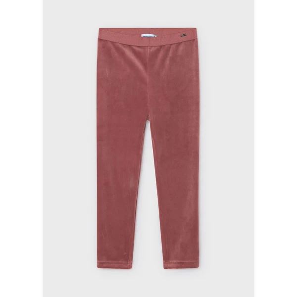 MAYORAL LEGGINGS VELVET BASIC PINK