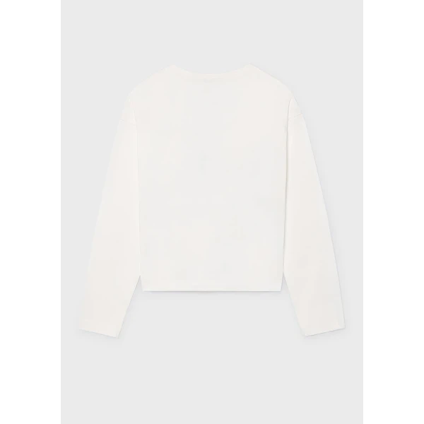 MAYORAL BLOUSE PRESS STUDS CREAM