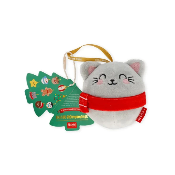 LEGAMI PLUSH HANGING OH-OH ORNAMENT - KITTY